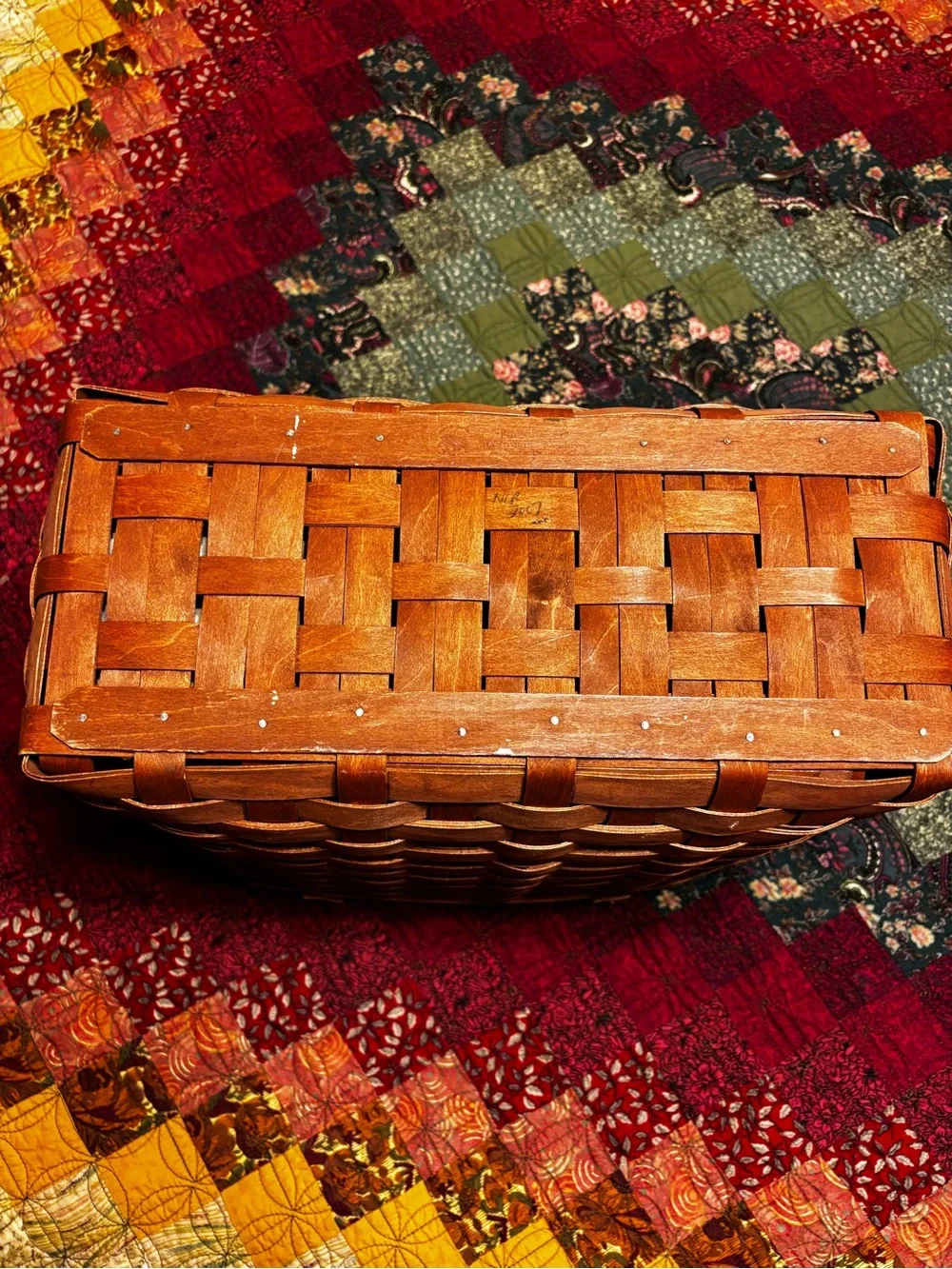 Longaberger Large Boardwalk Basket Set in Rich Brown